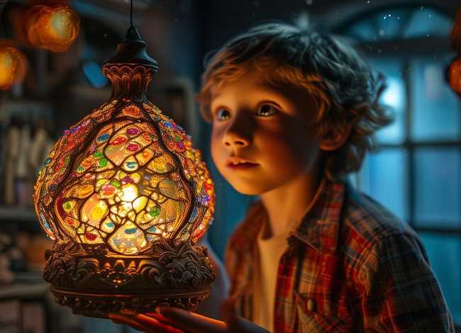 儿童故事灯的发明（灯的发明的故事）