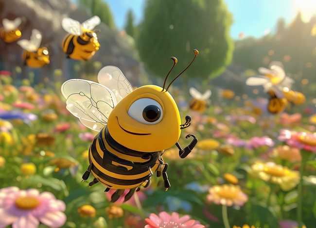 小蜜蜂儿童歌曲 小蜜蜂儿童歌曲说哈罗
