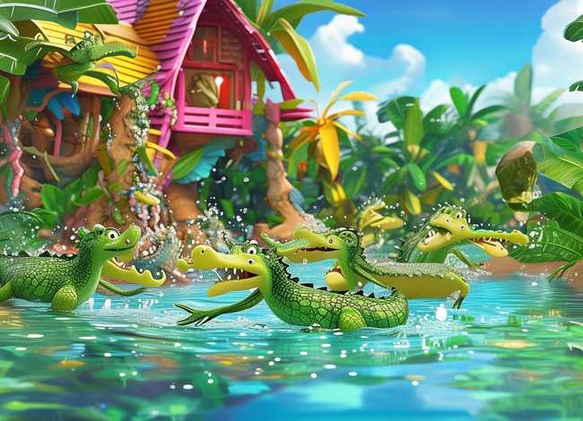 鳄鱼儿童故事视频大全 - 幼儿鳄鱼故事大全