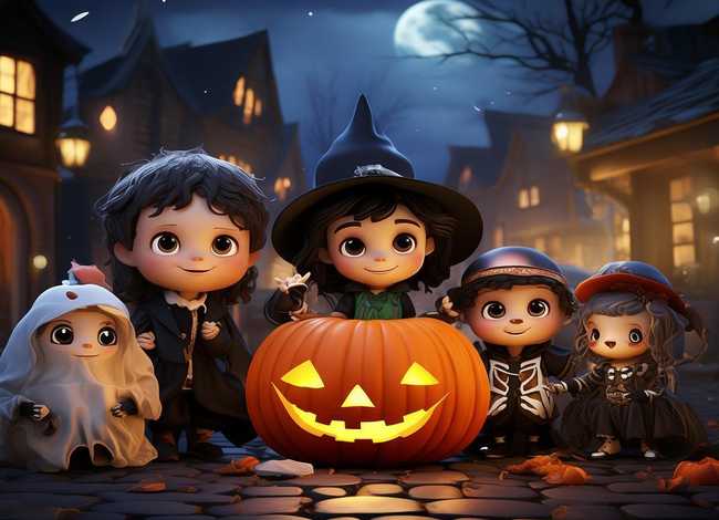万圣节的儿童故事完整版 - 关于万圣节的幼儿故事