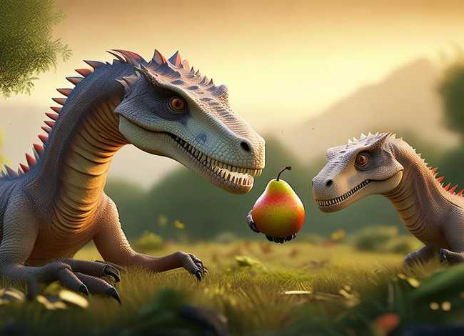 恐龙让梨这个故事怎么讲 - 恐龙让梨这个故事怎么讲的代表什么生肖？