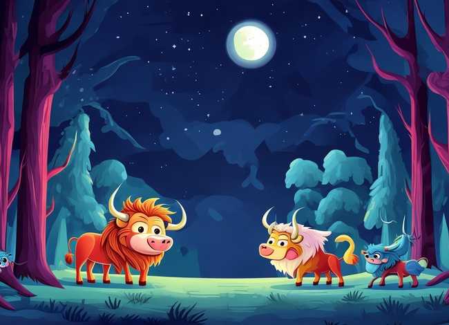 儿童故事三头公牛和狮子（儿童睡前故事三头公牛和狮子）
