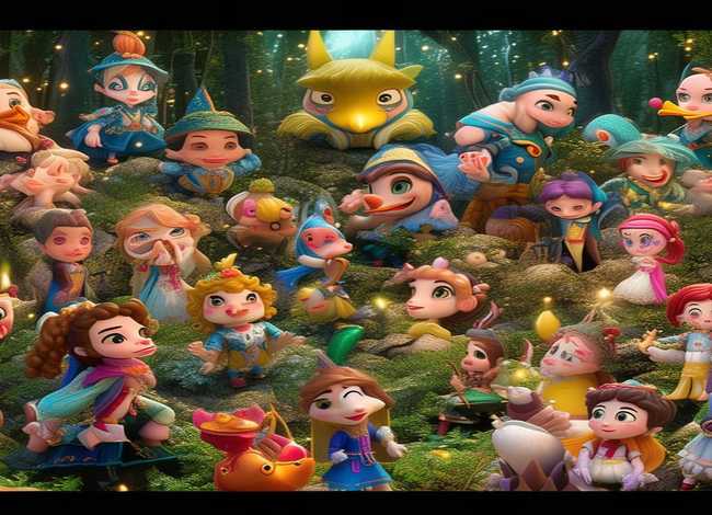 童话故事短篇人物、50个童话人物