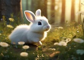 小白兔找食物的故事，小白兔找食物的故事内容