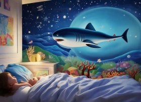 儿童睡前故事0-3岁鲨鱼宝宝、鲨鱼宝宝睡前小故事大全