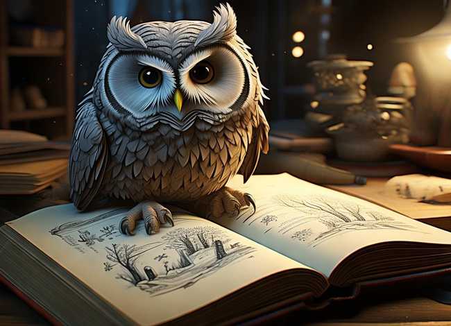 猫头鹰的故事绘本；猫头鹰的故事绘本图片