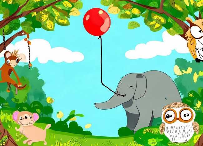 动物故事儿童画，动物故事画画