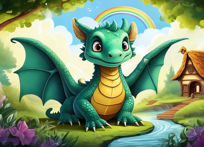 龙的故事儿童版绘画;龙的故事文字版 龙的故事儿童版绘画;龙的故事文字版