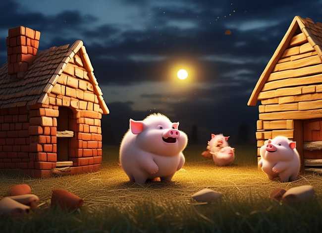 儿童睡前故事mp3三只小猪盖房子、睡前故事 三只小猪盖房子