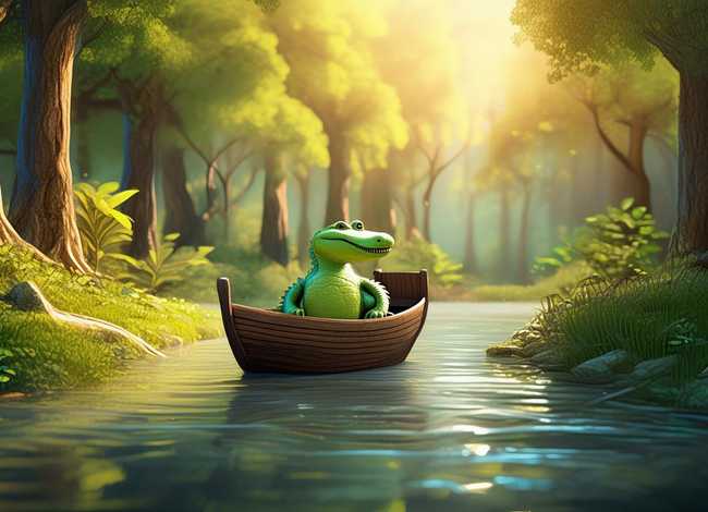 小船鳄鱼童话作文；小船和鳄鱼的童话作文