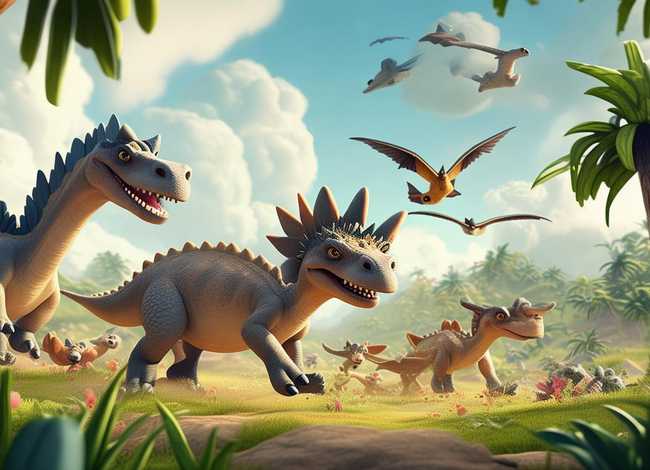 恐龙大冒险儿童故事 恐龙大冒险的故事在线音频