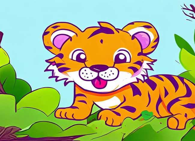 儿童老虎简笔画图片大全大图（儿童老虎简笔画图片大全大图高清）