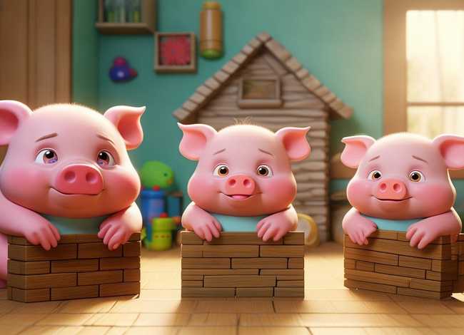儿童视频故事三只小猪 - 三只小猪幼儿故事视频 儿童视频故事三只小猪 - 三只小猪幼儿故事视频