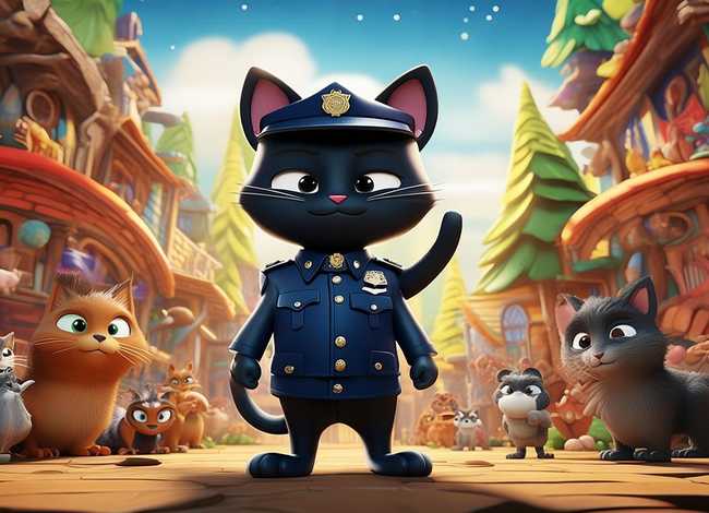 黑猫警长儿童故事大全视频 - 黑猫警长的视频故事