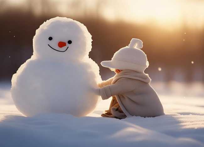 故事雪孩子图片、雪孩子故事简笔画图片 故事雪孩子图片、雪孩子故事简笔画图片