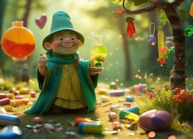 谐音故事，药开心谐音故事