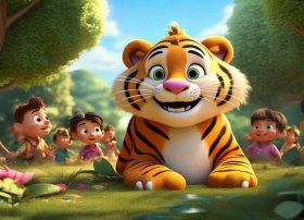 没牙齿的老虎儿童故事（没有牙齿的老虎故事简单版）