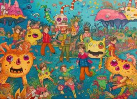 幼儿创意画故事、幼儿创意画故事图片