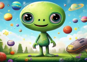 外星人故事幼儿文字版；外星人故事幼儿文字版图片