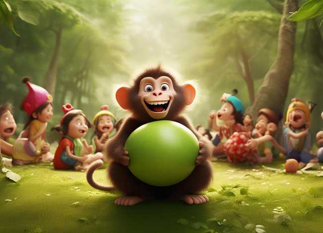 儿童故事猴吃西瓜，猴吃西瓜故事比赛视频