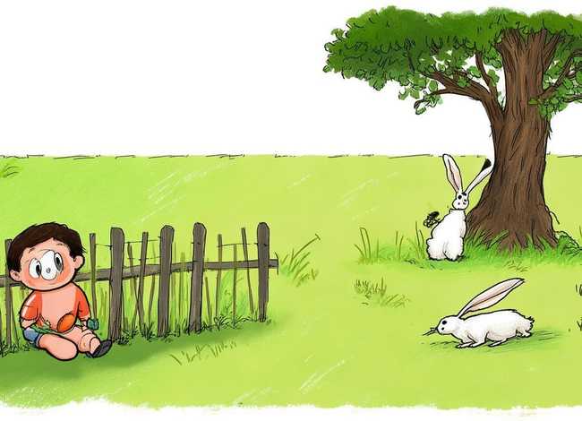 守株待兔故事儿童版；少儿故事守株待兔视频