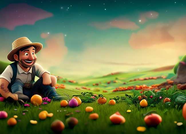 格林童话故事之儿童的天堂 - 格林童话天堂里的农夫 格林童话故事之儿童的天堂 - 格林童话天堂里的农夫