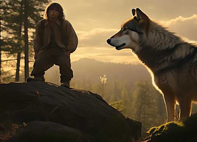 故事枕头小视频、故事枕头视频小猎人和狼