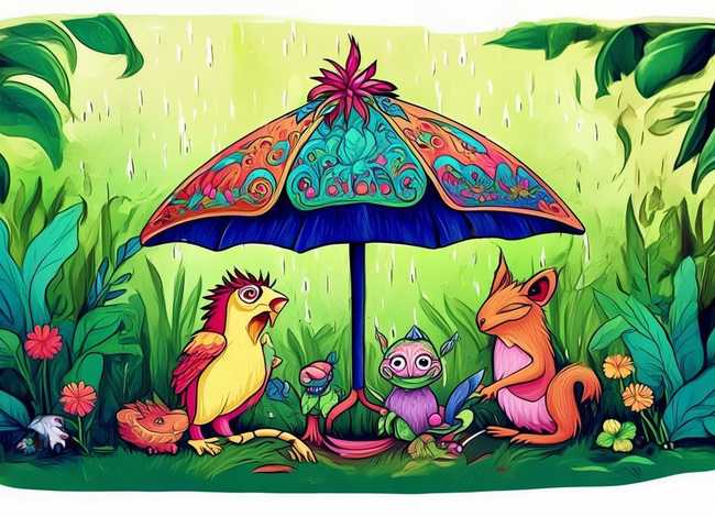 雨伞 故事,雨伞故事绘本可打印 雨伞 故事,雨伞故事绘本可打印