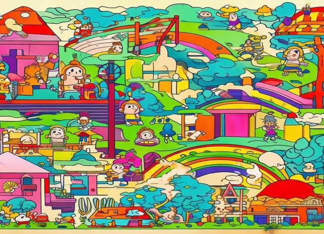 幼儿园里故事多儿童画图片 - 幼儿园里故事多简笔画图片