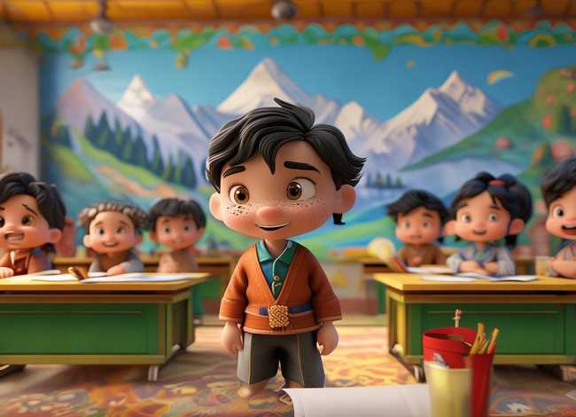 喜马拉雅儿童故事李哪吒上学记、哪吒作的上学顺口溜