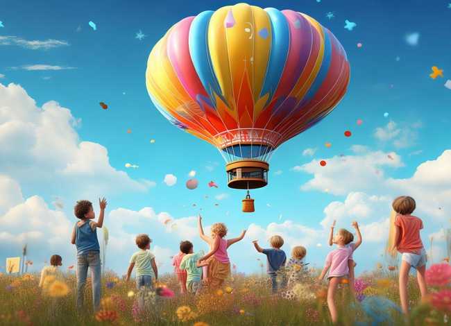 热气球儿童画课件,儿童创意画热气球教案 热气球儿童画课件,儿童创意画热气球教案