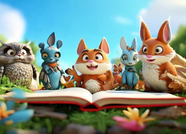 儿童连环画图片大全寓言故事 儿童连环画绘本图片