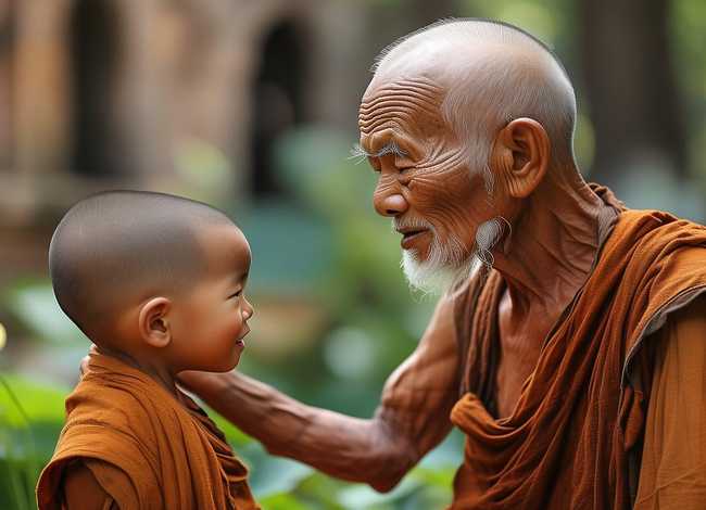 老和尚和小和尚的儿童故事 - 老和尚和小和尚的寓言故事 老和尚和小和尚的儿童故事 - 老和尚和小和尚的寓言故事