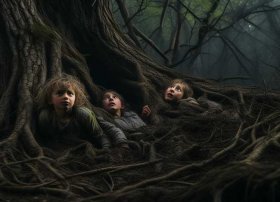 小儿恐怖故事40篇 - 小儿恐怖故事40篇三个孩子被埋在树下