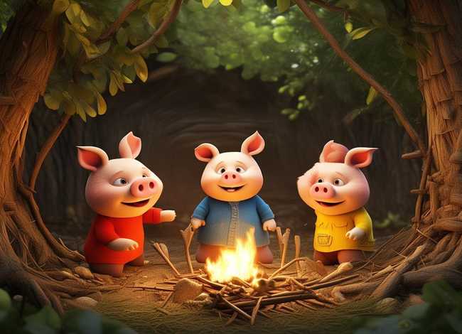 小学三年级英语故事（小学三年级英语故事 三只小猪）