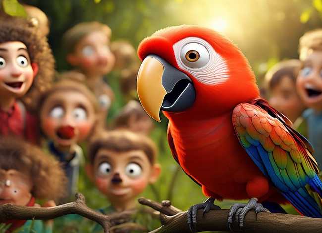 多嘴的鹦鹉儿童故事（多嘴的鹦鹉故事告诉我们什么）