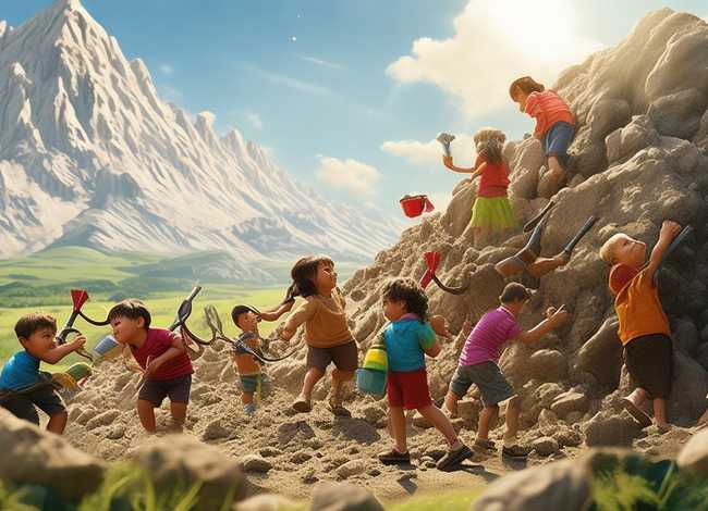 愚公移山的故事幼儿版、愚公移山的故事幼儿园