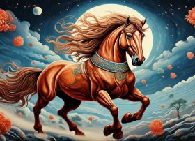 十二生肖动物故事、十二生肖动物故事-马