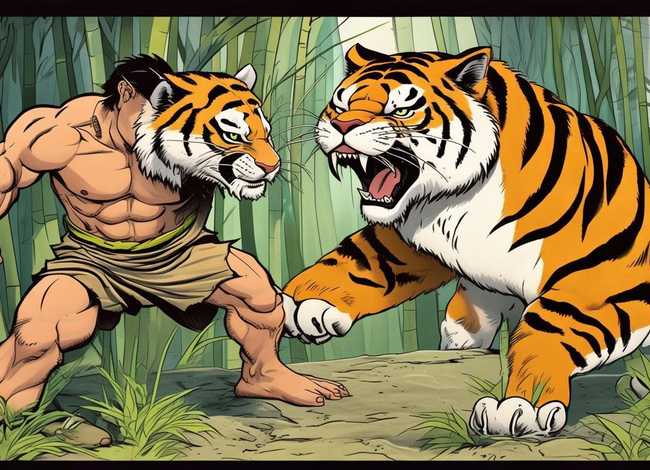 武松打虎儿童故事配图 - 武松打虎幼儿简短故事 武松打虎儿童故事配图 - 武松打虎幼儿简短故事