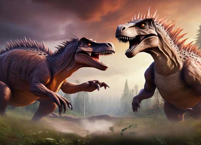 恐龙打架的故事儿童 - 恐龙打架的故事 听故事