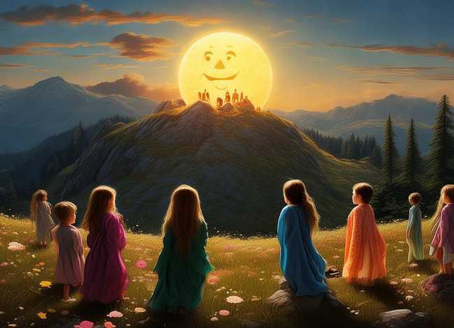 儿童睡前故事太阳山的故事 睡前故事 太阳山