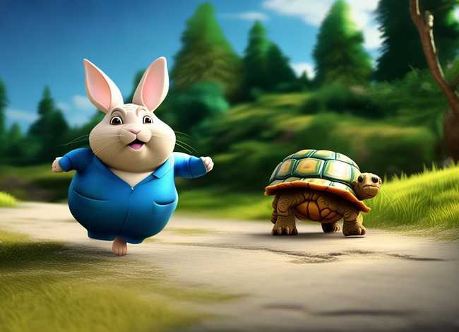 故事儿童画、故事儿童画龟兔赛跑 故事儿童画、故事儿童画龟兔赛跑