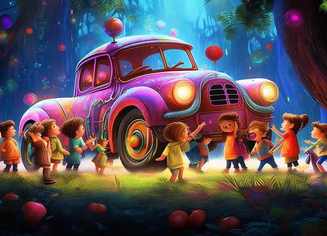 神奇汽车儿童故事、神奇汽车故事文字