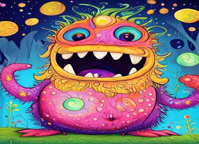 怪物儿童绘本故事（怪物的绘本故事）