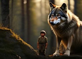 故事枕头小视频、故事枕头视频小猎人和狼