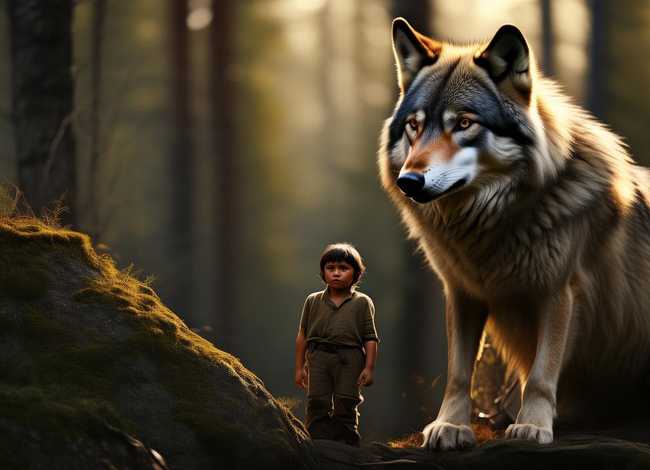 故事枕头小视频、故事枕头视频小猎人和狼