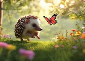 刺猬的故事，贪玩的小刺猬的故事