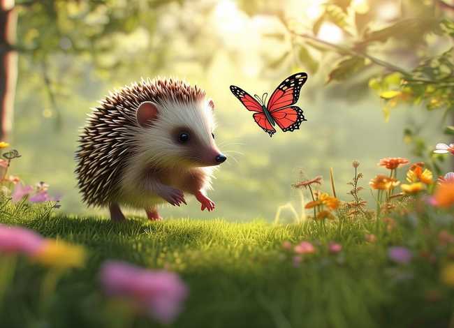 刺猬的故事，贪玩的小刺猬的故事