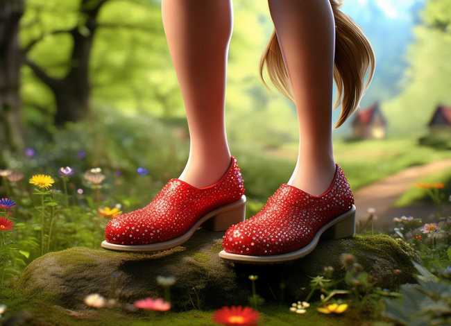 儿童英文故事红鞋子；英语故事红鞋子