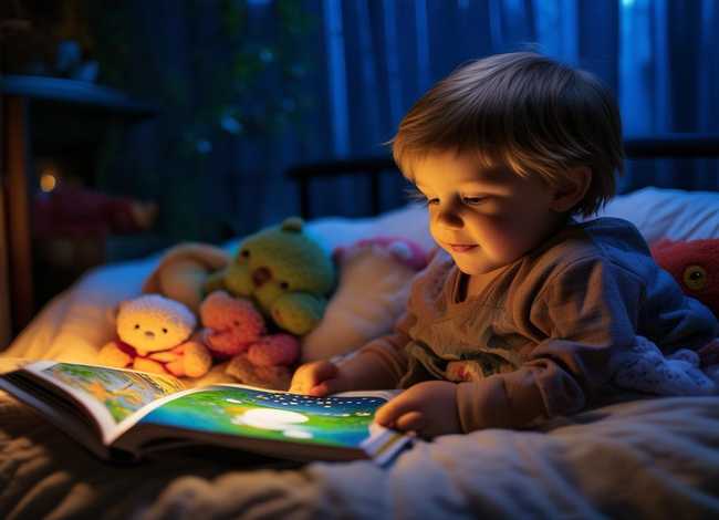 7岁儿童睡前故事文字100字，7岁小孩故事睡前故事文字